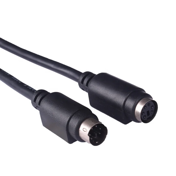 Удлинитель PS2 с кабелем для клавиатуры и мыши DIN6M/DIN6F, квадратный разъем