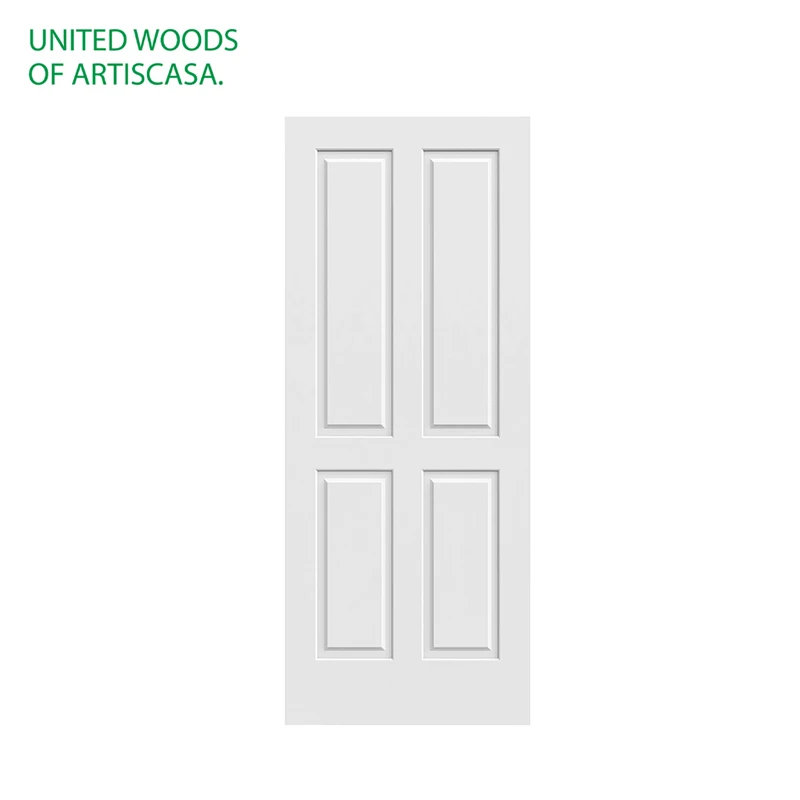 30*80 4 Panel White Primed interior Doors MDF Wood interior Molded doors indoor door