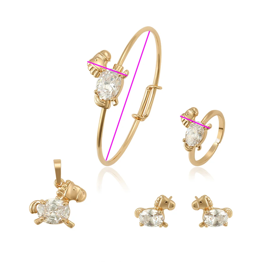 Набор 1 Xuping смешанный детский ювелирный набор в стиле животных