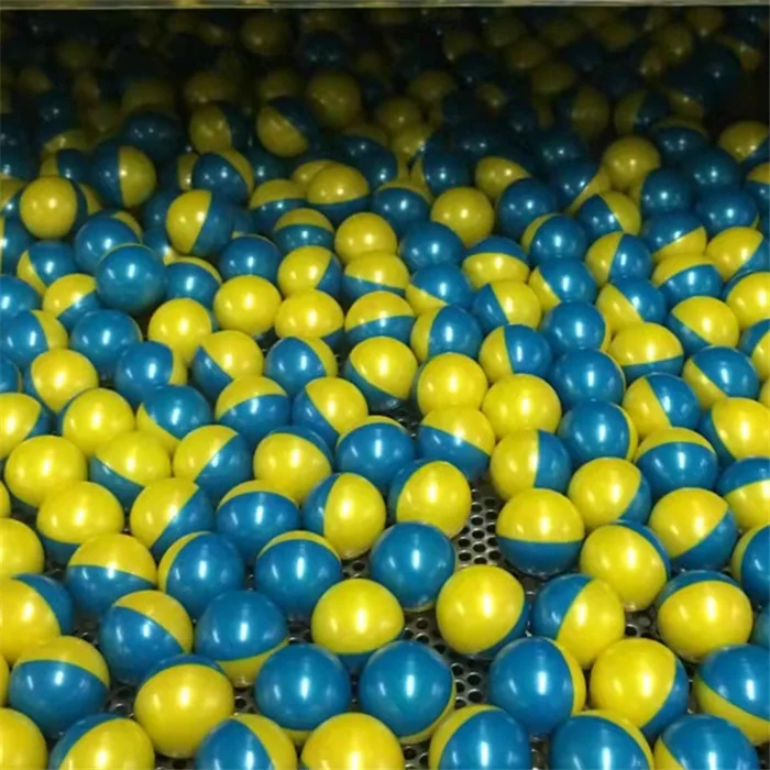 Colorful paintball balls with 0.68 caliber from professional paintball factory