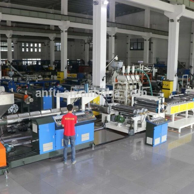  2021 New Topic 150KW 12T PP Production Line Ribbon Film Extrusion Sheet Making