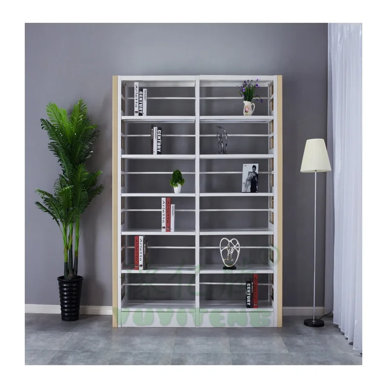 University School Library Museum Combination with Titanium Alloy and Aluminum Steel Bookshelves