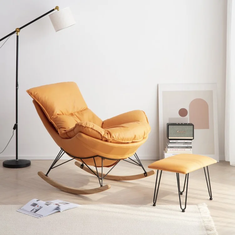 Factory customized living room furniture single bed chair reclining leisure leather sofa rocking lazy boy recliners