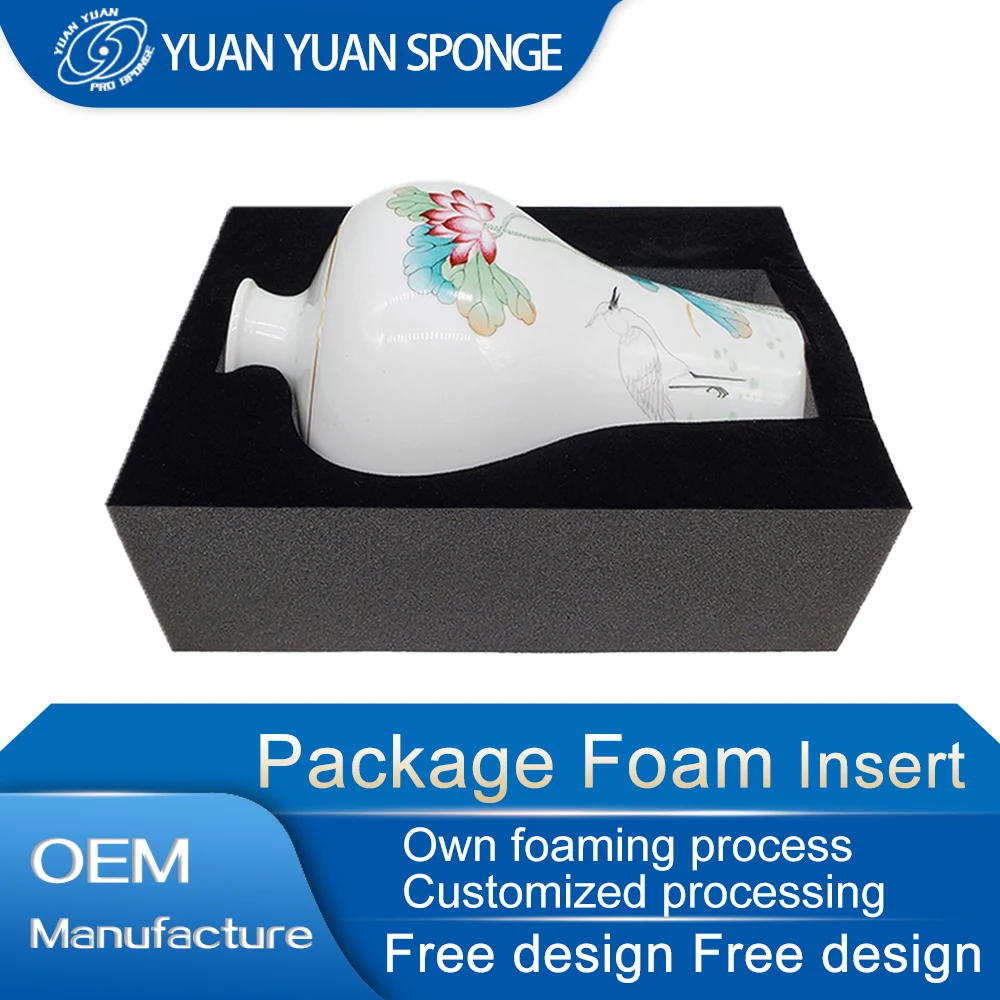 YuanYuan Die Cut Foam Packaging Bottles Packing Foam Custom Packaging Box Inserts Product Box With Custom Foam Insert