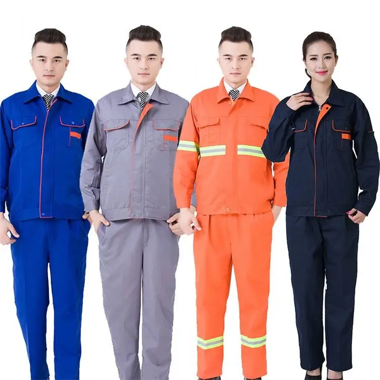 Hot spring and autumn work clothes wholesale construction work clothes fattening and increasing neutral OEM customization Workwe