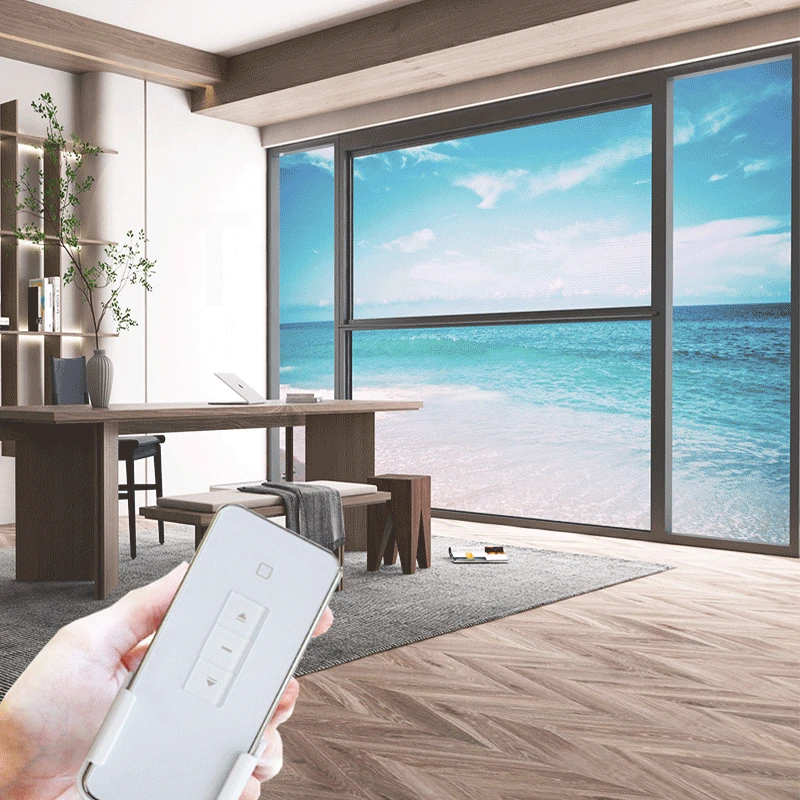 TQX Smart Home Pdlc Tint Electric Window Tint Pdlc Film Partition Electronic Tinting Pdlc Smart Film Switchable Smart Glass Film