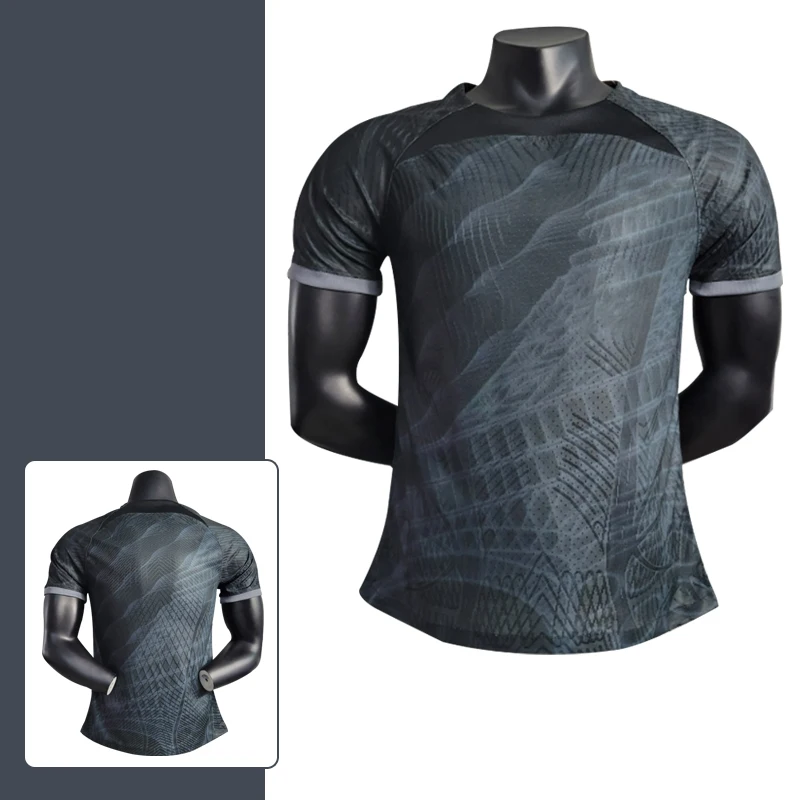 New 2023-2024 custom Jersey high quality tops Thai football jersey  Black #10 mbappe  special  playesrJersey Soccer Wear tops