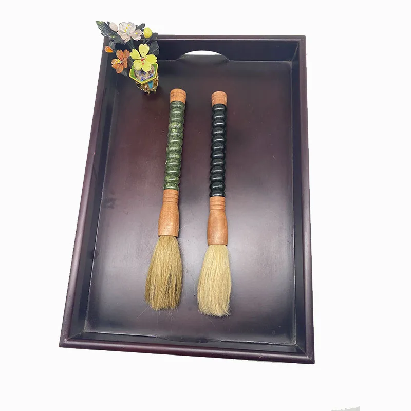Hot Selling Brazilian Home Decoration Large-sized Customized Jade Calligraphy Brush