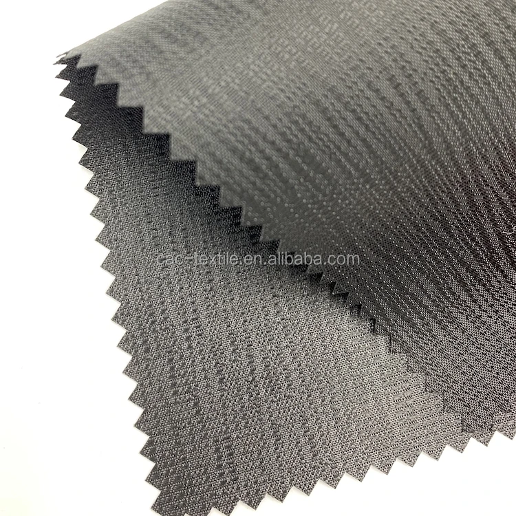 100% polyester 200D tree skin style dobby oxford fabric with pu coating and w/r