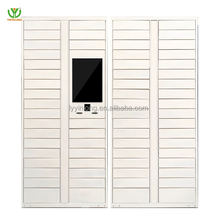 yinlong Non-contact smart parcel  automatic locker easy to use large partition inner diameter deliver metal steel cabinet