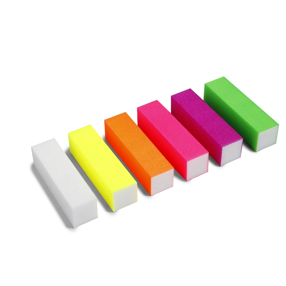 Hot sale black nail buffer and files 4 way block bulk acrylic custom soft products pad 180/100