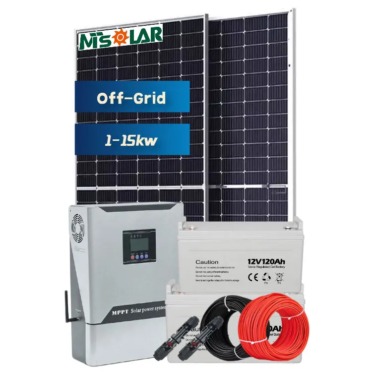 Solar Power System Home 500W 1KW 2KW 3KW 5KW Portable Solar Energy System Off Grid Solar Storage Systems With Lithium Battery