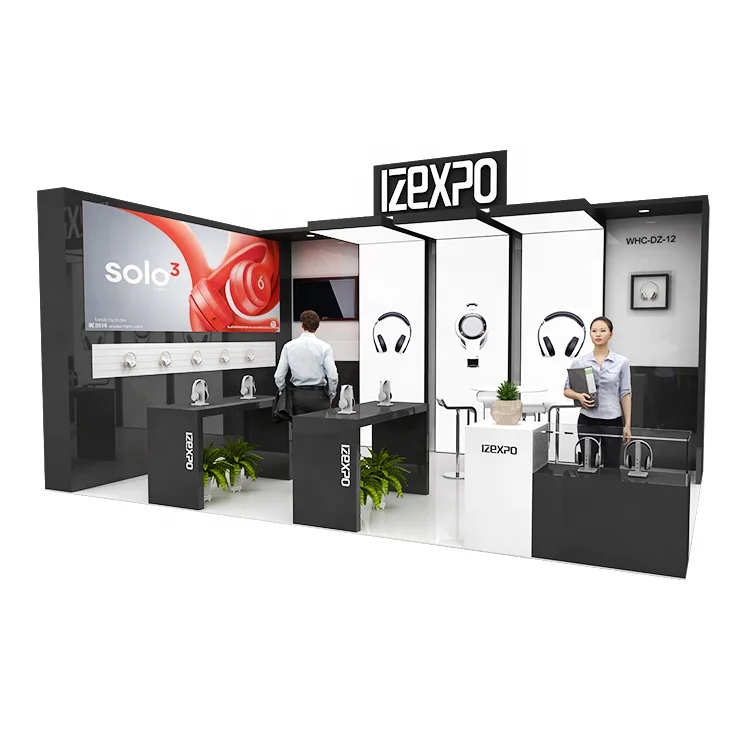 IZEXPO 30 минут быстрой сборки 4*6 м модульная деревянная выставочная стойка для бытовой