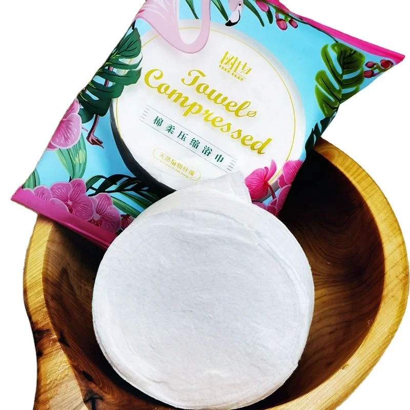 OEM Disposable Towel Compressed Towel for Outdoor Use Tablets Travel Towels Large Reusable Camping Sports Hiking Beach