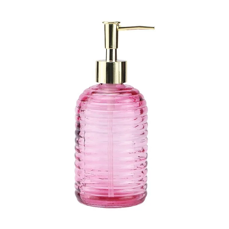 Nordic Luxury Bathroom soap dispensers Set European style glass soap dispensers Bathroom Set toilet organizer