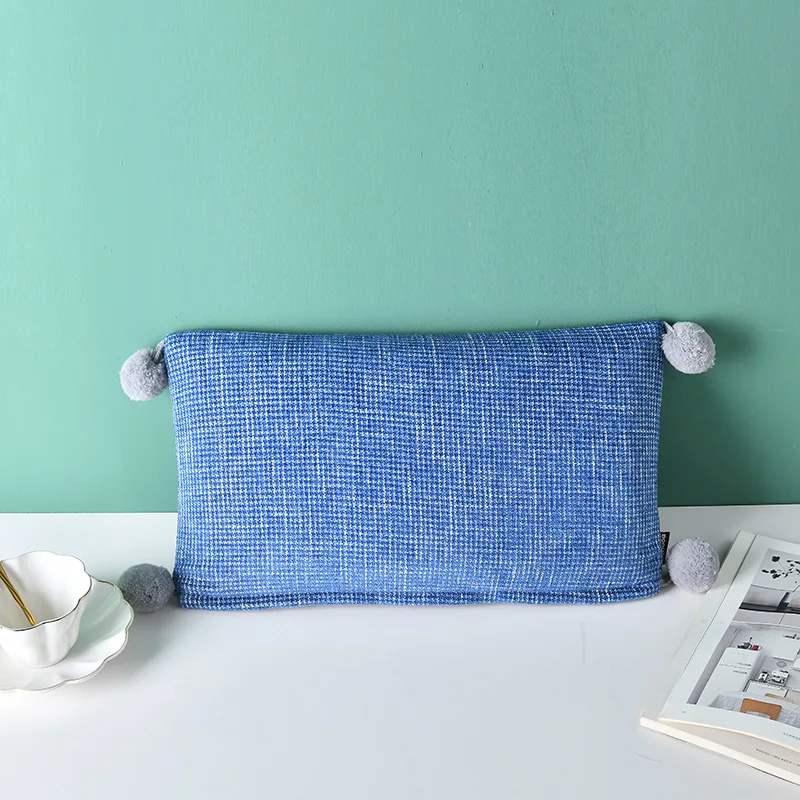 
Wireless And Rechargeable Leather Vibrating Neck Massage Pillow With Heat 