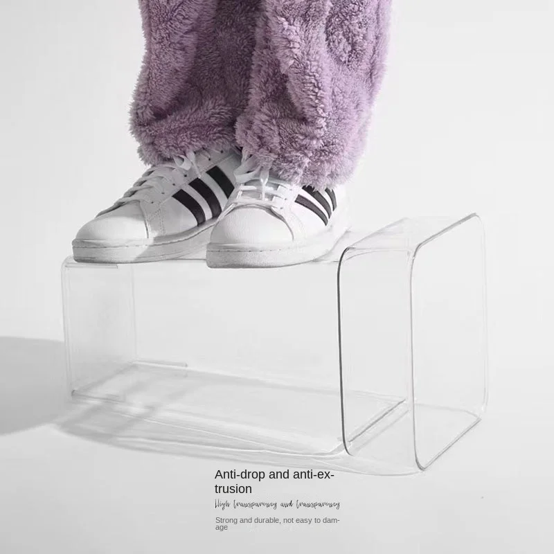 Changyi Transparent Waterproof Rose Bouquet Flower Bucket Holland Square Design Plastic Vase for Home Decoration for Wedding