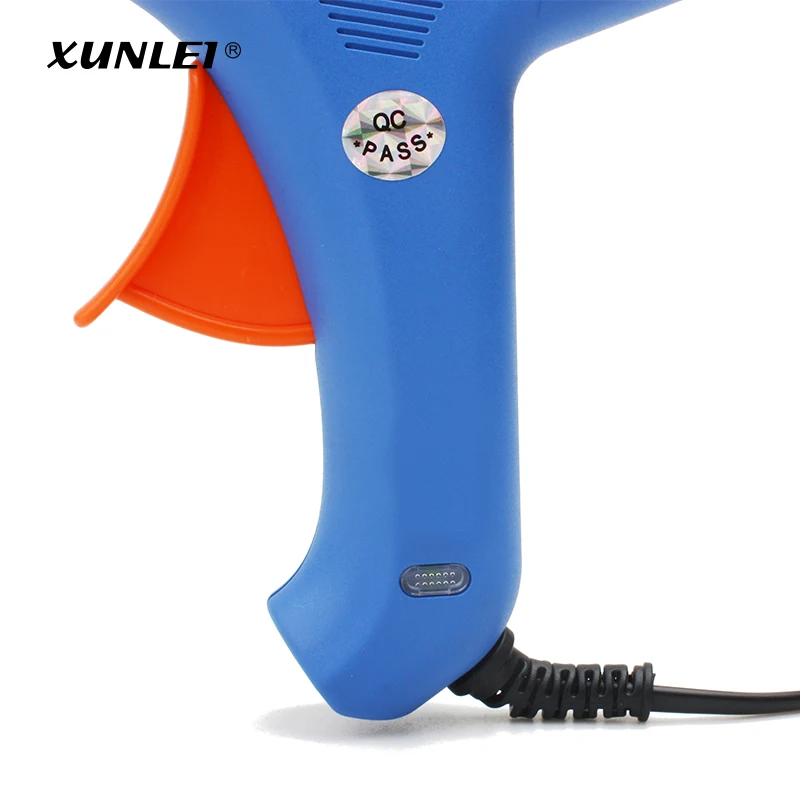High Quality 60W Glue Gun with Rubber Nozzle Factory Sale for 11mm glue sticks