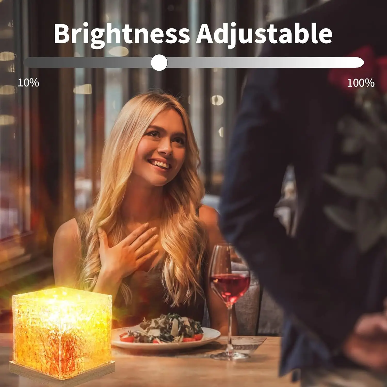 16 RGB Color Changing Aurora Glow Lamp Cube Ocean Wave Night Light Projector LED Desk Table Lamp  with Remote