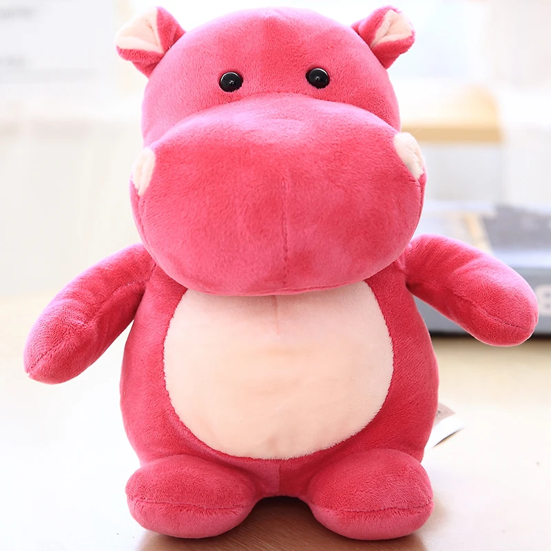 New Design Customized Cute Plush Toys Stuffed Animal Hippo 8'  Plush Toy Doll Monkey, Elephant, Bear, Frog