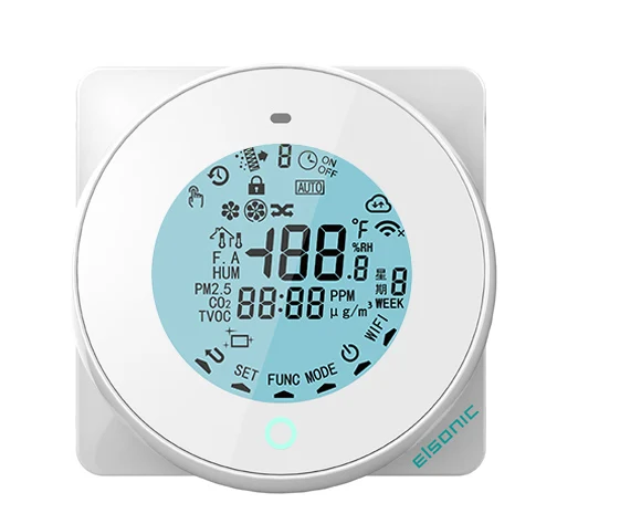 BMS Modbus RS485 RTU room thermostat for HVAC under floor heating and cooling