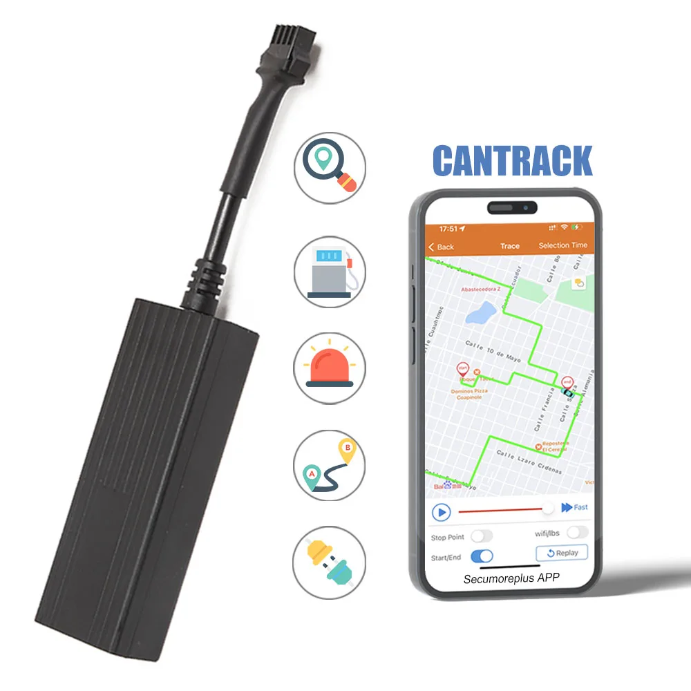 Cantrack Most Welcomed Wired GPS Motorcycle Ebike Bike Car Vehicle Truck Tracking Smart GPS Tracker