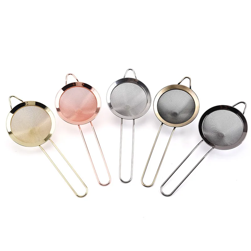 Stainless Steel Strainer Kitchen Tools Cone Strainer 10CM Cocktail Strainer Bar Drinkware Accessories