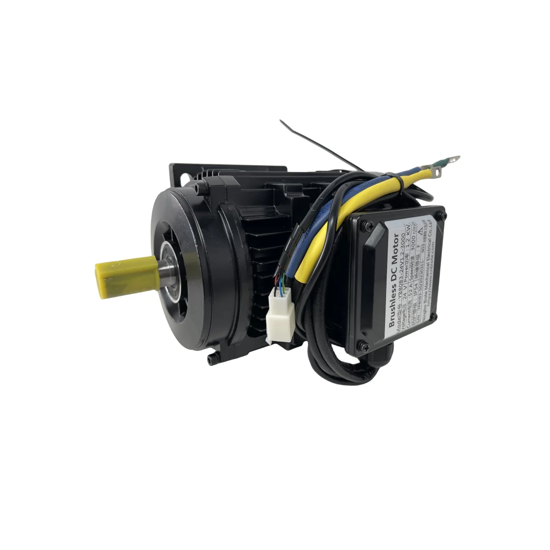 132mm Motor Frame Brushless DC Motor BLDC Motor 72V 6.3KW 1500RPM for Industrial DC Traction Drive Control