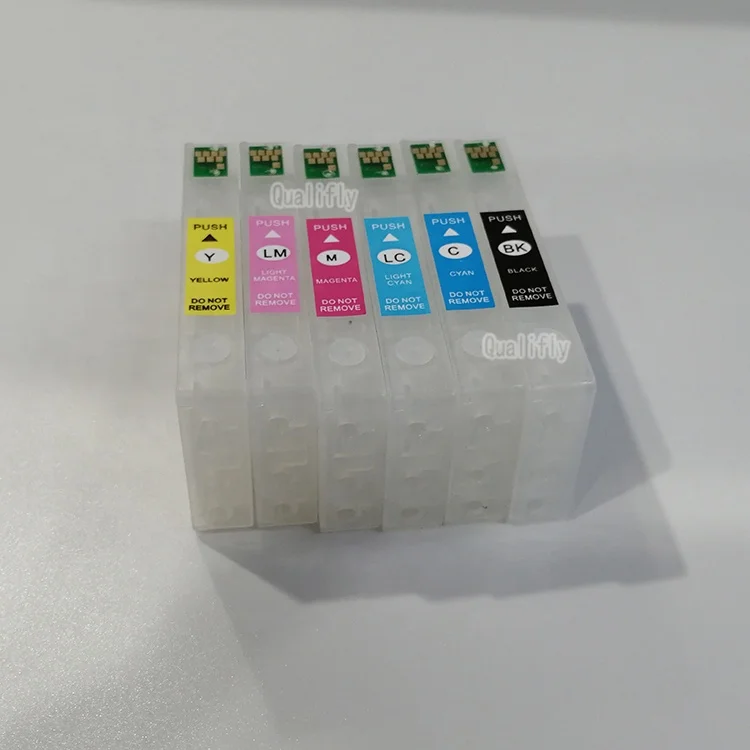 T5591-6 empty tank  refillable ink cartridge for Epson Stylus Photo RX700