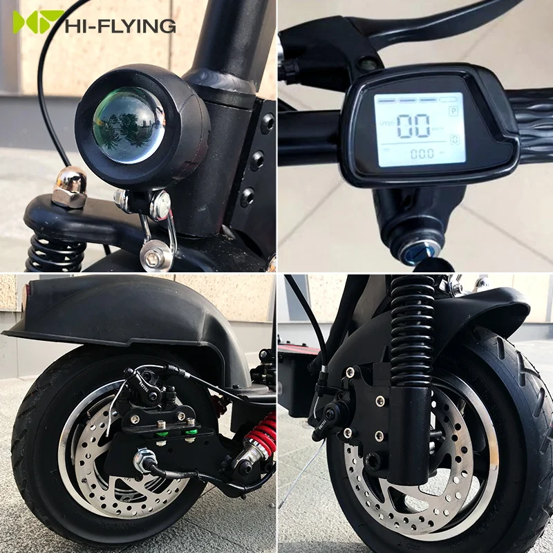 Складной электрический скутер 10 дюймов trotinet electr scoot большой мощности со склада в ЕС