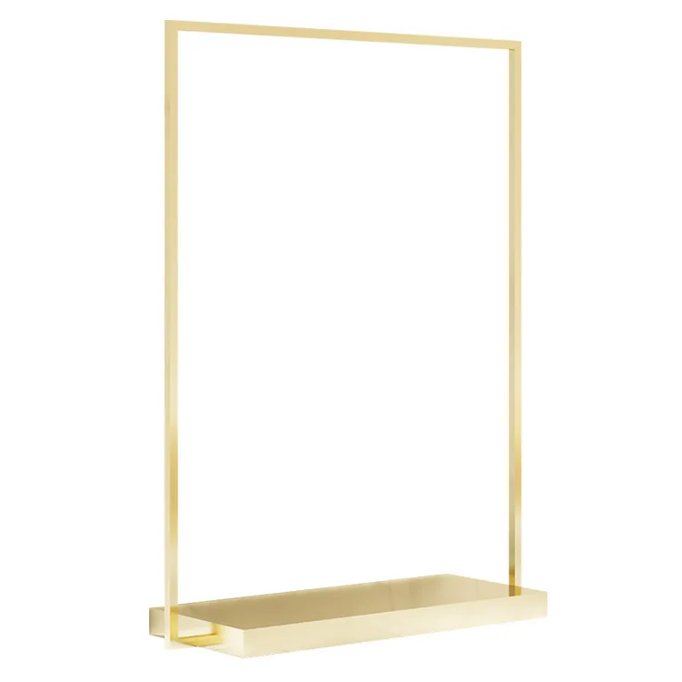
Custom Portable Gold Clothing Clothing Rack, Rack Metal For A Clothing Store 