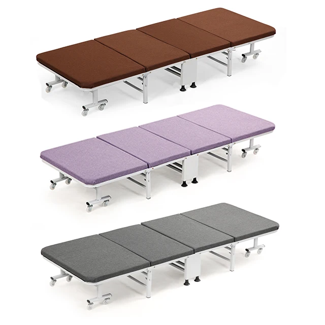 China Manufacturer OEM Queen Size King Size Modern Style Folding Portable Rollaway Bed Cot