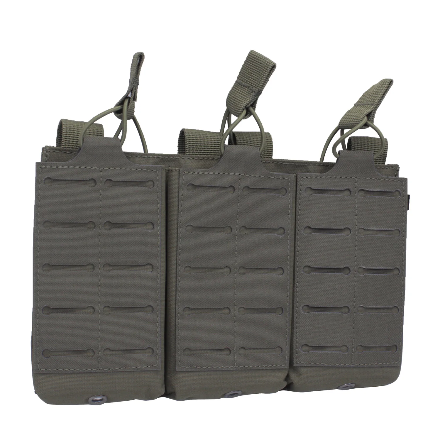 5.56 Triple Magazine Pouch Bags Pouch colors options for Tactical Vest Plate Carrier Chest rig Laser Cut Nylon