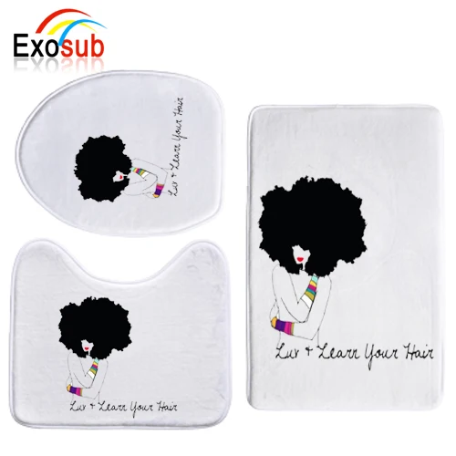 Hotel Polyresin bathroom set with rugs