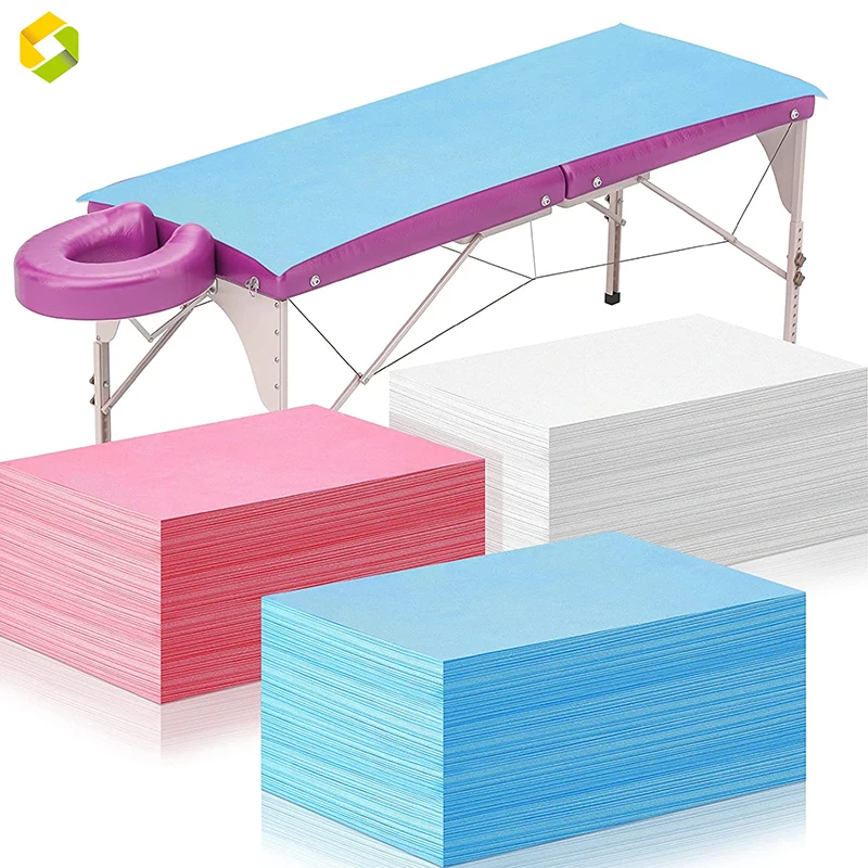 Spa disposable sheets roll examination paper sheets low price non-woven disposable beauty sheets roll