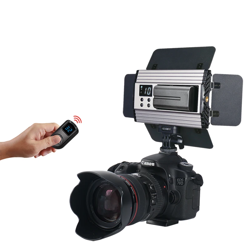 Tolifo  15W 1500LM Aluminium Alloy Portable Small Size LED Camera Panel Light on DSLR