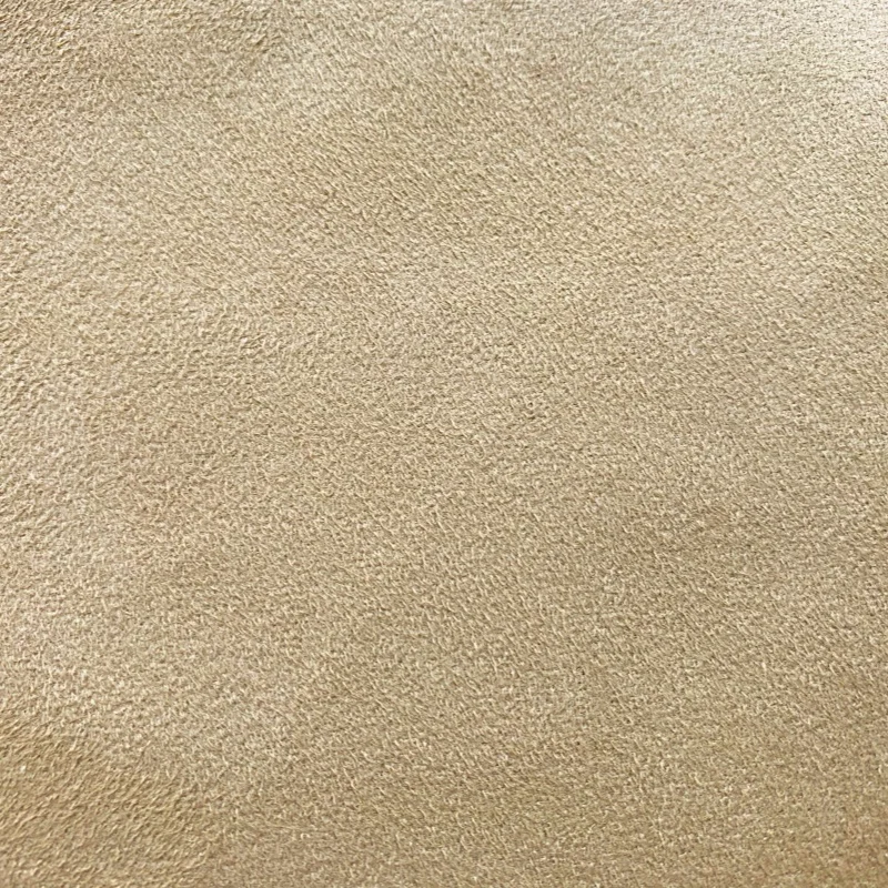 100% polyester  warp knit suede fabric 150 GSM with PU coated comfortable  for home textile shoes slipper hotel lining