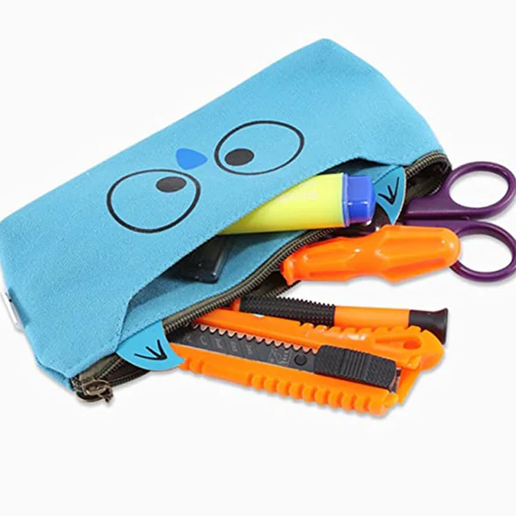 2021 new design cheaper canvas pencil case