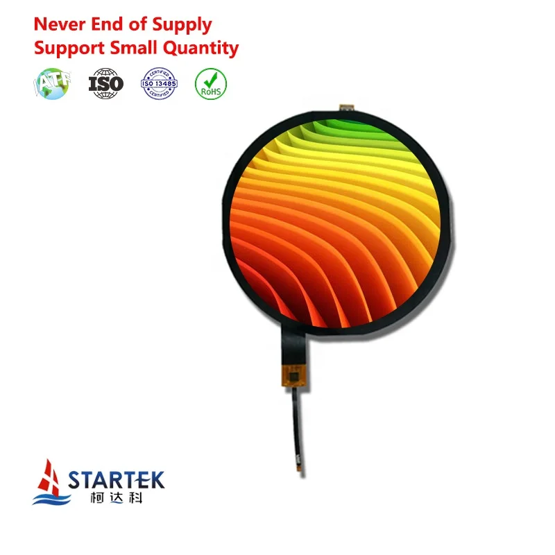 OEM 1080*1080 circular screen round lcd module 5 Inch round Capacitive Touch Panel Screen display