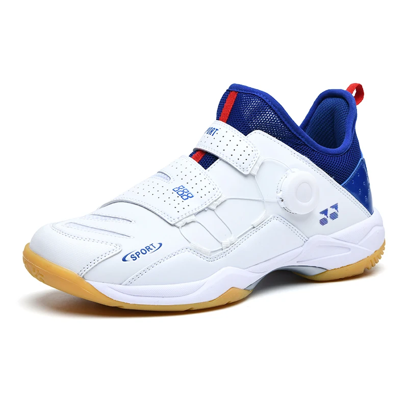 2024 Unisex High-Grade Synthetic Leather Indoor Sports Shoes for Men Women for Fall Season Badminton Lawn Tennis Summer Spring
