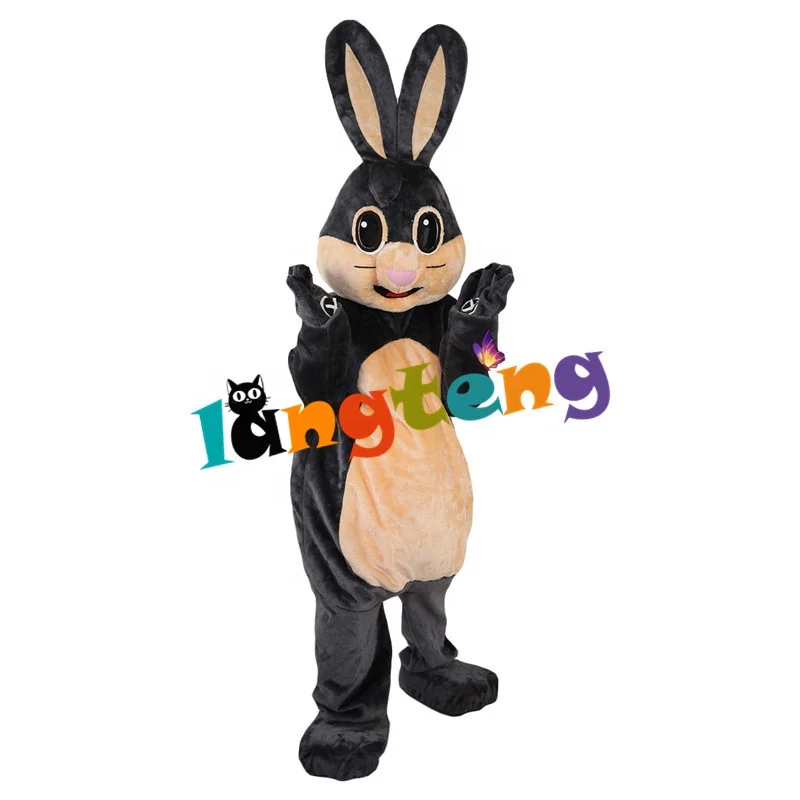 866 Grey Bunny Rabbit Cartoon Cosplay Animal Costume Mascot Costumes For Holiday
