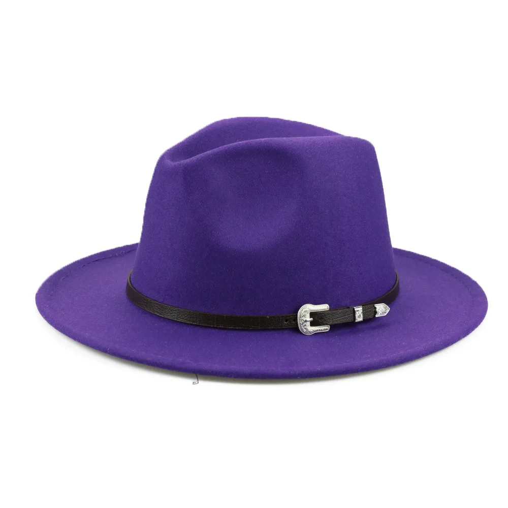Women Men Ladies Fedoras Sombrero de fieltro Designer Fedora Hats Women Wide Brim For Adults