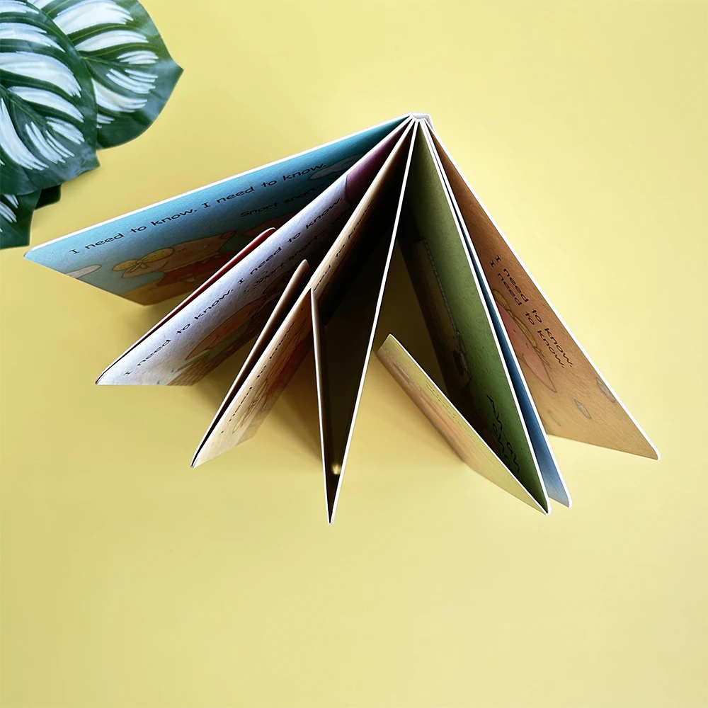 Custom Coloring Hard Cover Book Print Service Libros Baby Child Manga Children Story Hardcover Flap Board Book Printing for kids