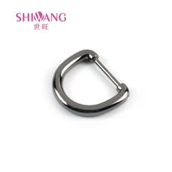 Removable Screw Gunmetal Fillet 20/25mm D Ring Buckle for Handbag