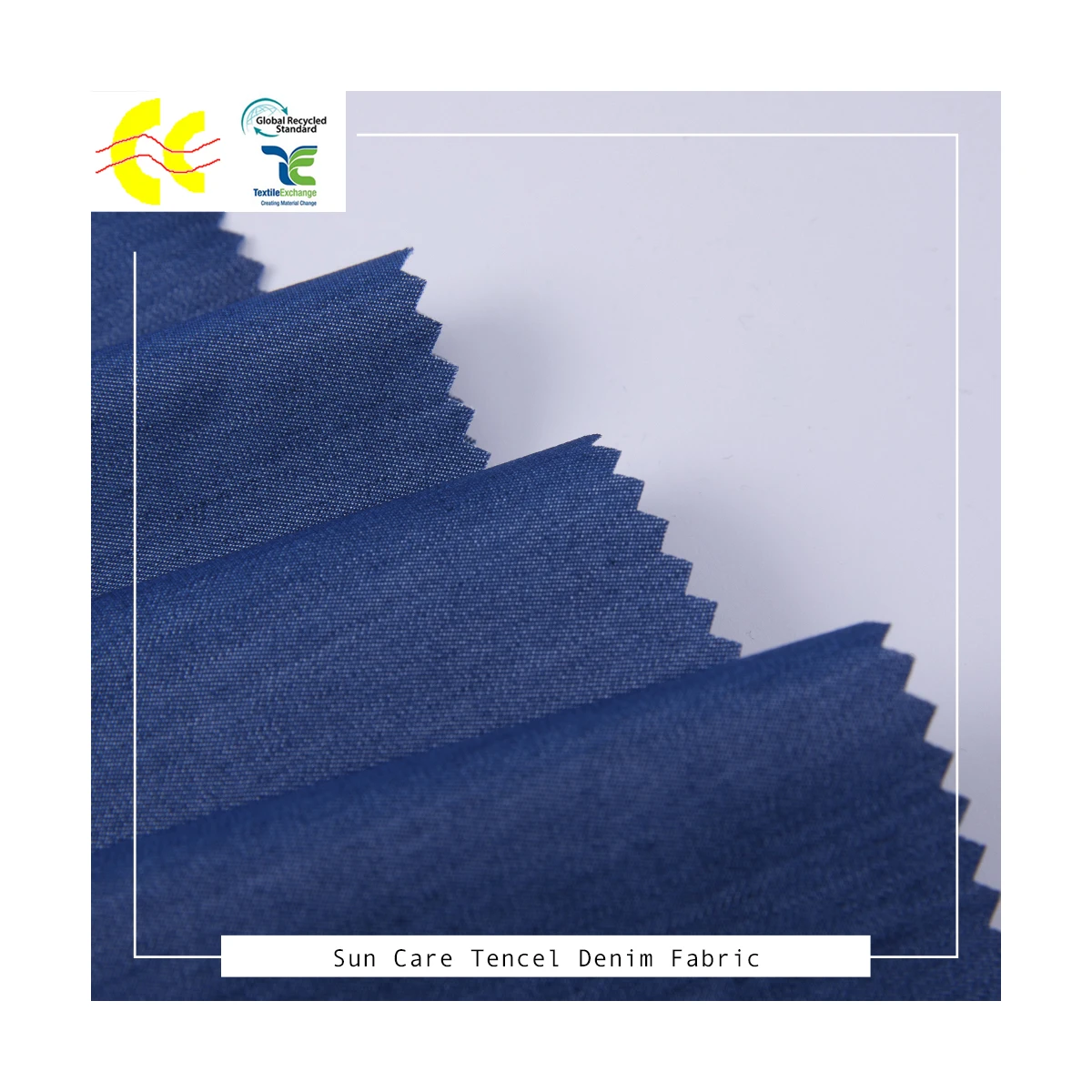 Best Selling Stock Service Comfortable Lyocell Nylon Belended Denim Fabric For Pants Dress Coat