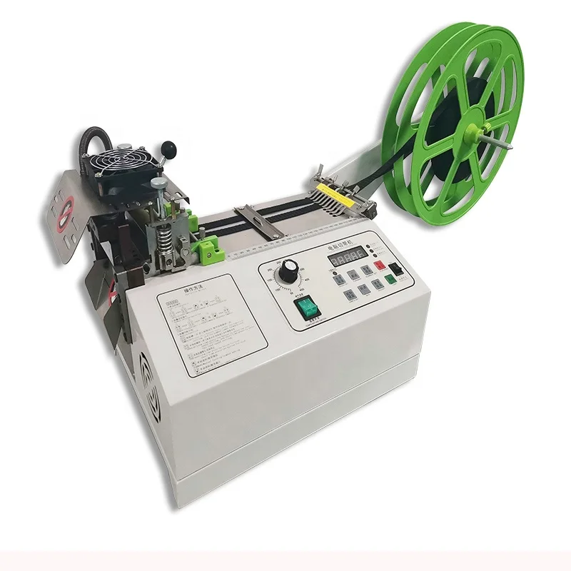 Automatic Webbing Cutting Machine Hot And Cold Belt Cutting Machine Non Woven Fabric Cutter