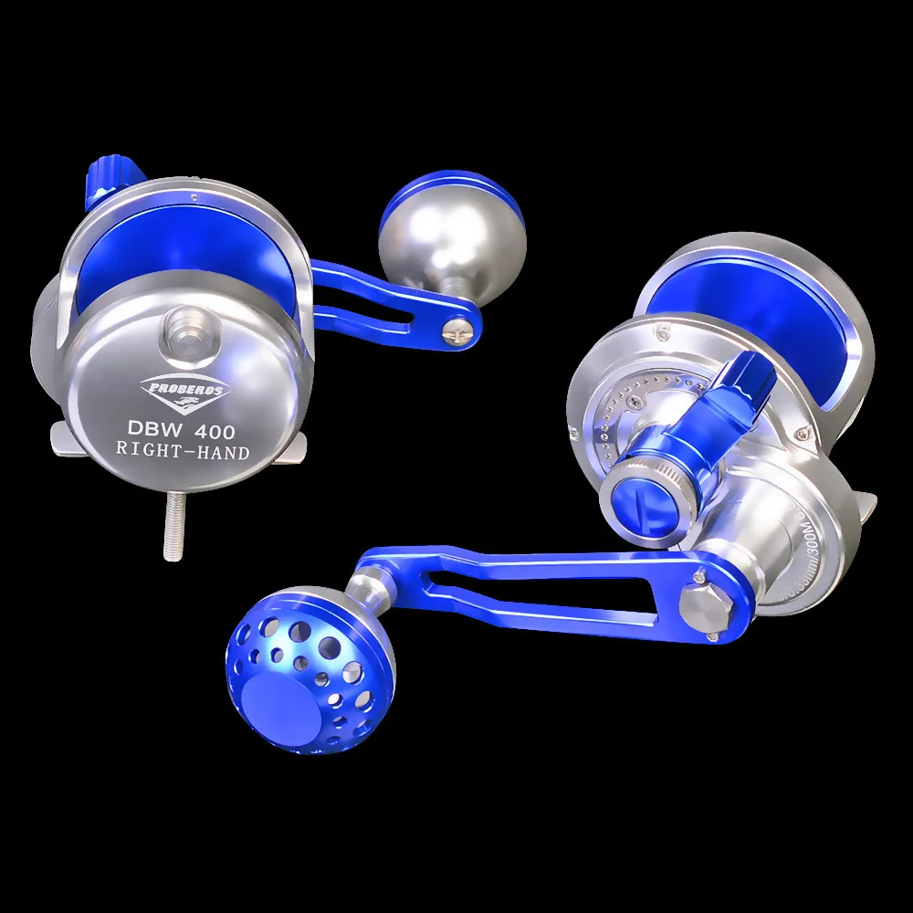 Full Metal DBW 300 High Speed Gear ratio 6.0.1 12BB Drag Big Game Drum Trolling Reels for Sea Fishing