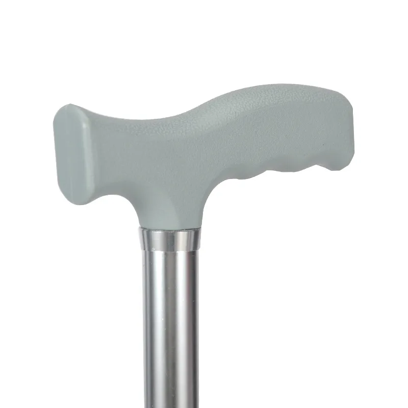 Rehabilitation Therapy Supply Aluminium Alloy Elderly Medical Walking Canes Four-Corners Claw Adjustable Crutches for Disabled