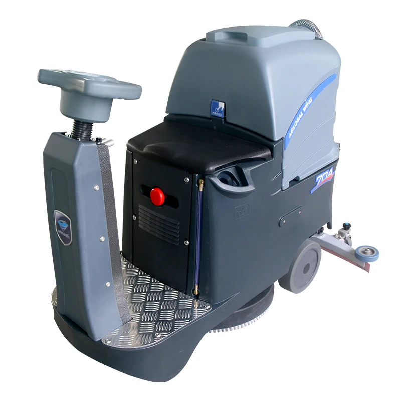 hand clean squeegee wheel floor brush strip pipe drain electric water sewage sweeper ride cleaning washing scrubber machine