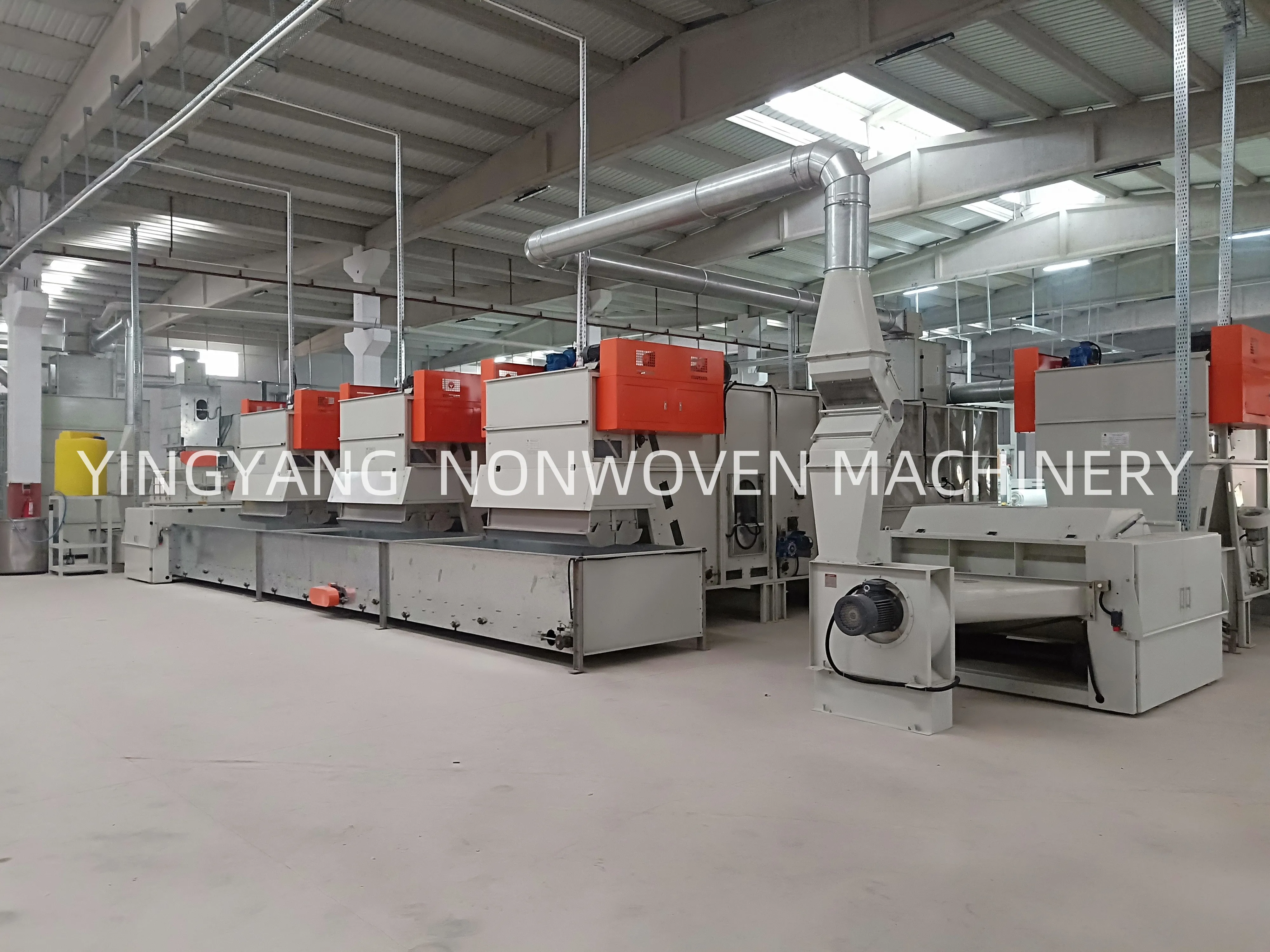 Carding machine cross lapper fiber opener machine for high speed needle punching geotextile production line